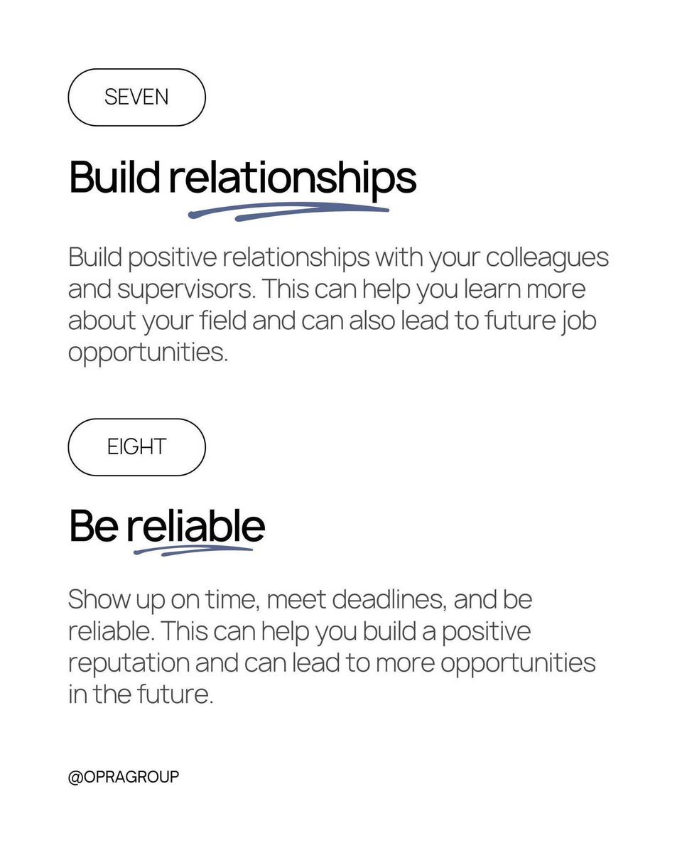 OpraGroup's tweet image. Whether just starting your apprenticeship or looking to make the most of your training here’s a few key strategies you can use to help you succeed. Here’s tips &amp;amp; strategies to help navigate training &amp;amp; achieve career goals 👩🏽‍💼✨

🧑‍💻 theopragroup.com/find-your-futu…

#careerdevelopmenttips
