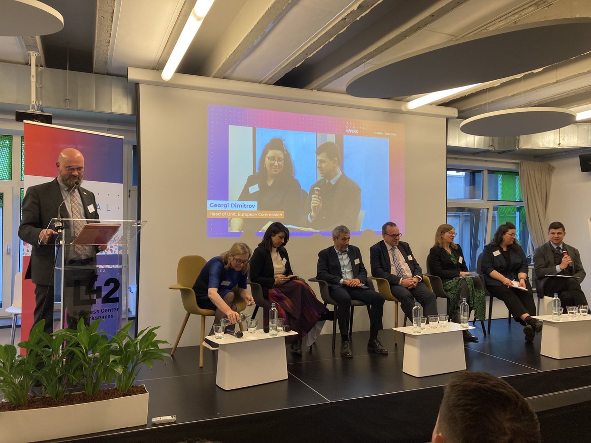ka_schub's tweet photo. Thrilled to meet the #Alldigital colleagues from #Brussels and Europe. As joint association #AD gives a voice to ALL people in times of rapid technological change. Check out the #ADweeks2023 campaign which was launched this week https://t.co/GCX3LZ8b4t https://t.co/US2vZvUViv