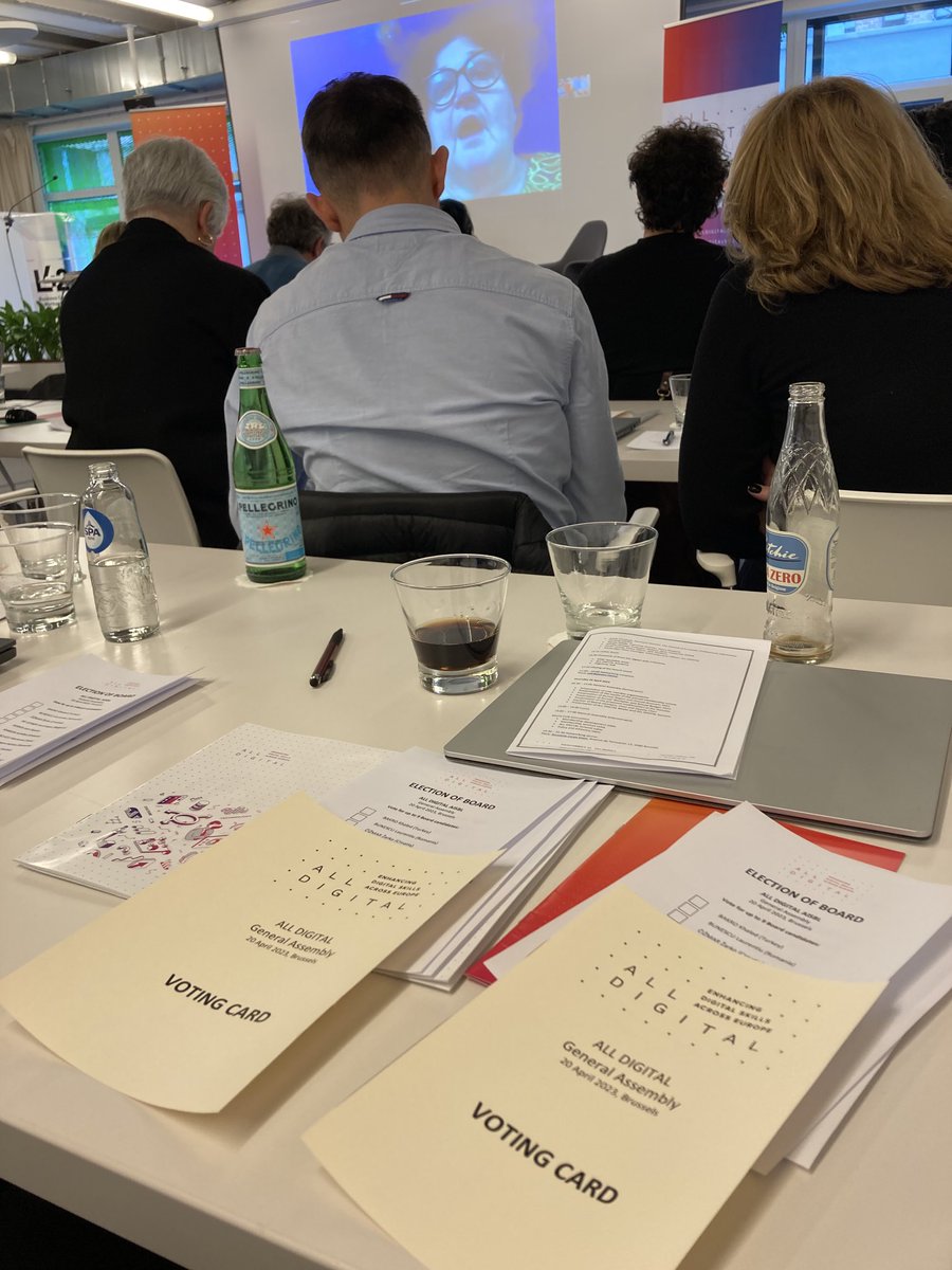 Thrilled to meet the #Alldigital colleagues from #Brussels and Europe. As joint association #AD gives a voice to ALL people in times of rapid technological change. Check out the #ADweeks2023 campaign which was launched this week alldigitalweeks.eu