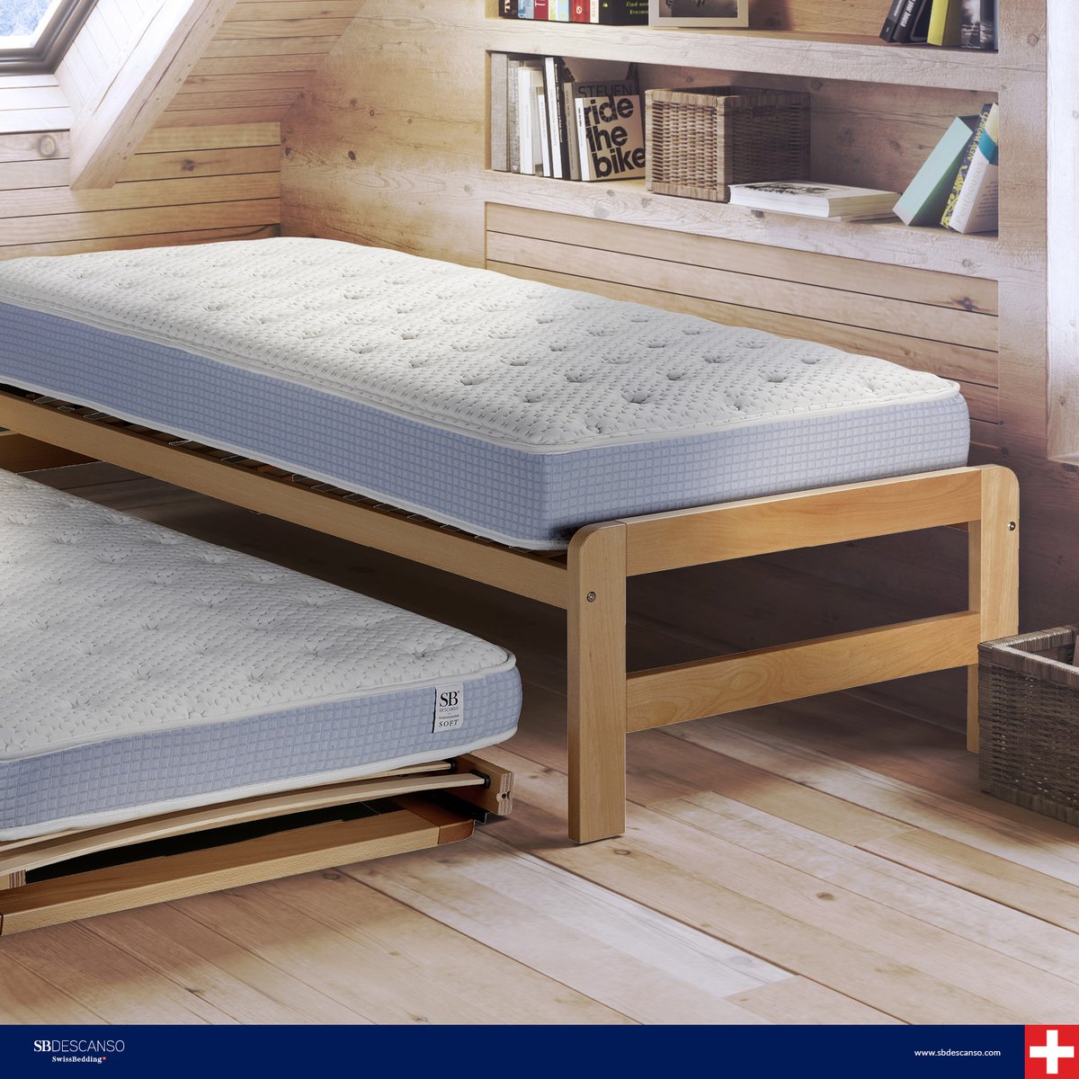 SBdescanso's tweet photo. Nuestros packs de descanso están formados por los mejores #colchones y #bases. 

Todos ellos cuentan con la garantía de la calidad suiza en #descanso.

Si quieres renovar la habitación de tus hijos, aprovecha nuestro pack Samedan Compact en nuestra #web.

https://t.co/iHXusf9tBX https://t.co/yR2lZC81l5
