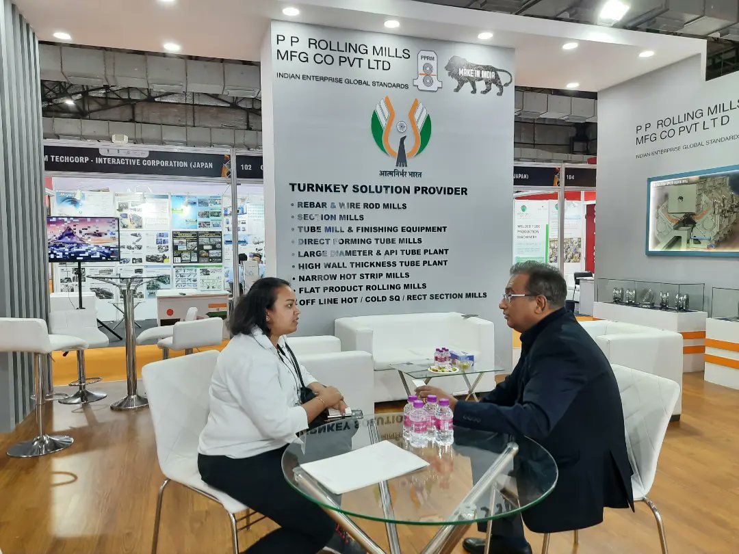 pp_mills's tweet image. We warmly thank all the visitors who visited our stall at the India Steel Exhibition 2023. Thank you for trusting us and providing us a chance to share about our work and innovative technologies we use to manufacture the best products.
#FICCI #IndiaSteel2023 #IndiaSteelExpo