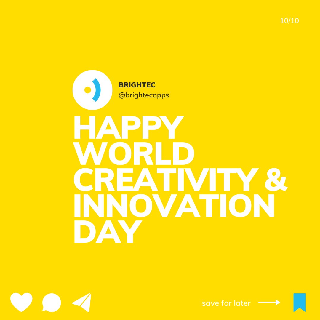 Happy World Creativity &amp; Innovation Day 🥳 

If you could have coffee with one breakthrough innovator, past or present, who would it be? ☕️☕️

Further reading: brightec.co.uk/blog/how-creat…

#worldcreativityandinnovationday #creativitymatters #techteam #techcompany #thinkdifferent