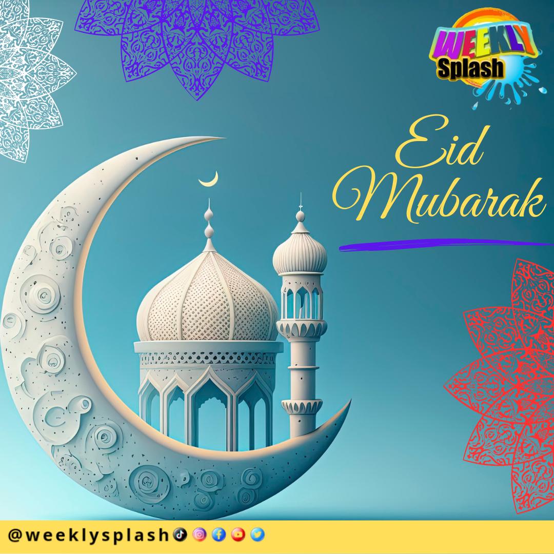SplashWeekly's tweet photo. #EidAlFitr
Eid Mubarak from Weekly Splash- TV Show🤲🏾🕌

#eid2023 #holiday #Ramadan https://t.co/qc46pO5T4l