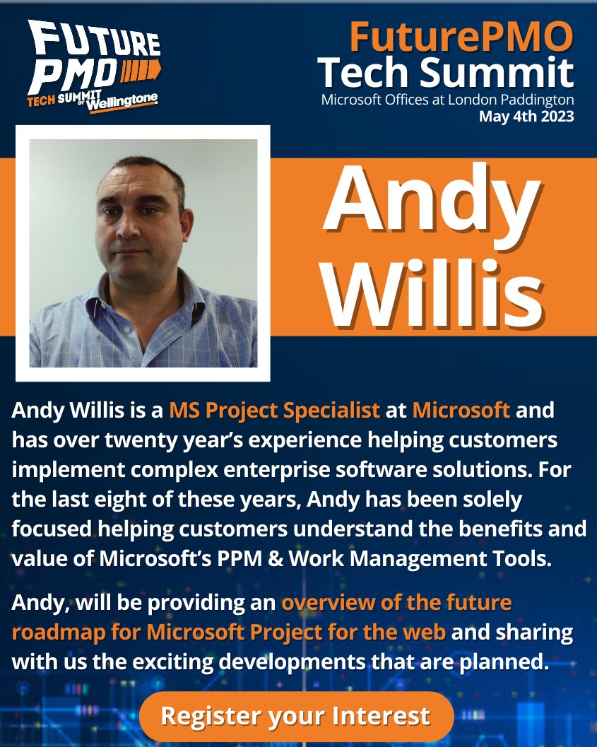 FuturePMO's tweet photo. Join the #FuturePMO Tech Summit at the #Microsoft offices at Paddington, London, to hear from industry experts and understand what the FuturePMO looks like.
Register your interest now!
https://t.co/awTef1mHOT
#PPMSolution #Techsummit #Microsoft365 #PMOevent https://t.co/ozs1Uz7YCP
