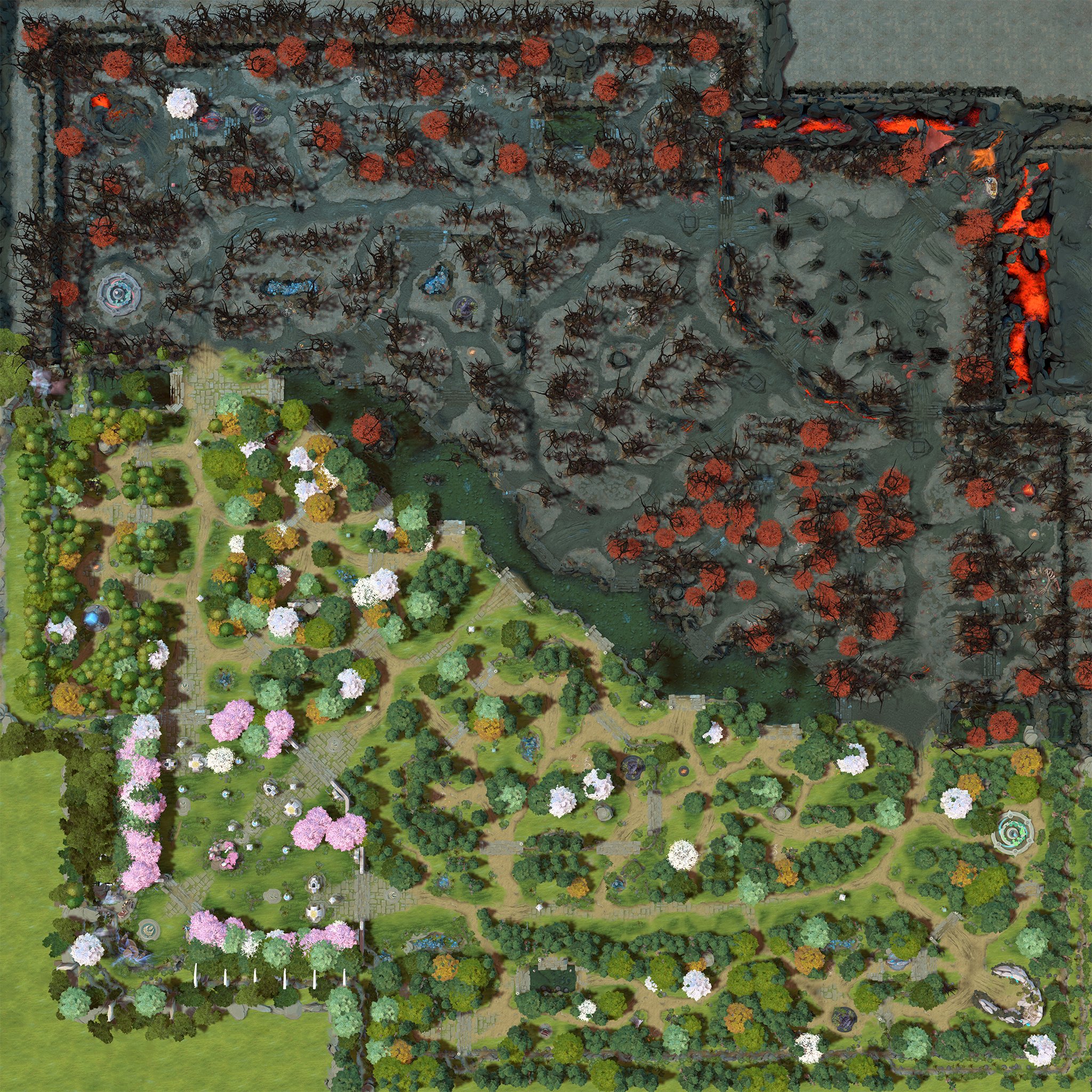 Dota 2 map