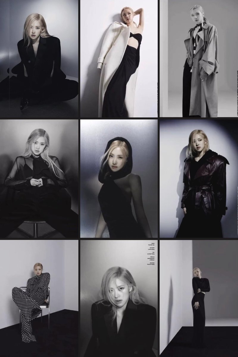 vampireheolie's tweet photo. “The May issue of GQ comes with the subtitle 'Beautiful Things'. Blackpink's Rosé became the face of the May issue along with a pictorial with the sentence 'ROSÉ, the Beautiful Thing' coming to mind at once.”

ROSÉ x Saint Laurent for GQ Korea
#ROSÉxGQKorea #ROSÉxSaintLaurent https://t.co/iF41G4IN0w