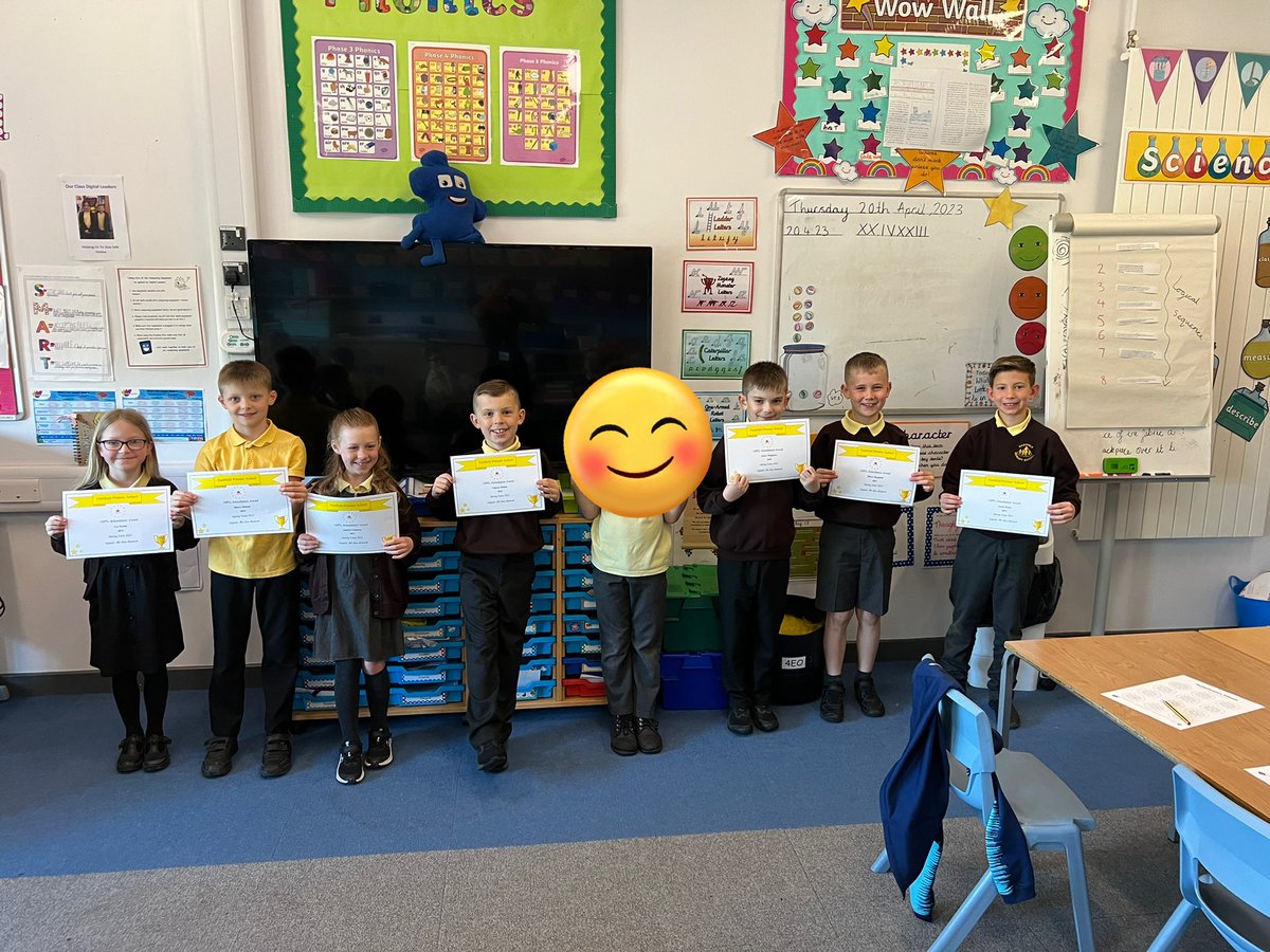 EastfieldPSHull's tweet photo. Well done to all of the children in 4EO, who had 100% attendance last term! Keep it up βΊοΈ #eps4EO https://t.co/5KMvEspWQf