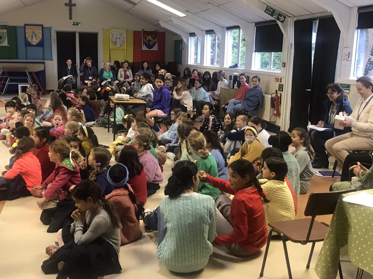 #UrsulineInsieme Day has kicked off with a joyful assembly all together!  The day is to celebrate and highlight the importance and strength gained from working together. The girls are delighted that there will be cupcakes and no homework! #UrsulineHeartMindSoul