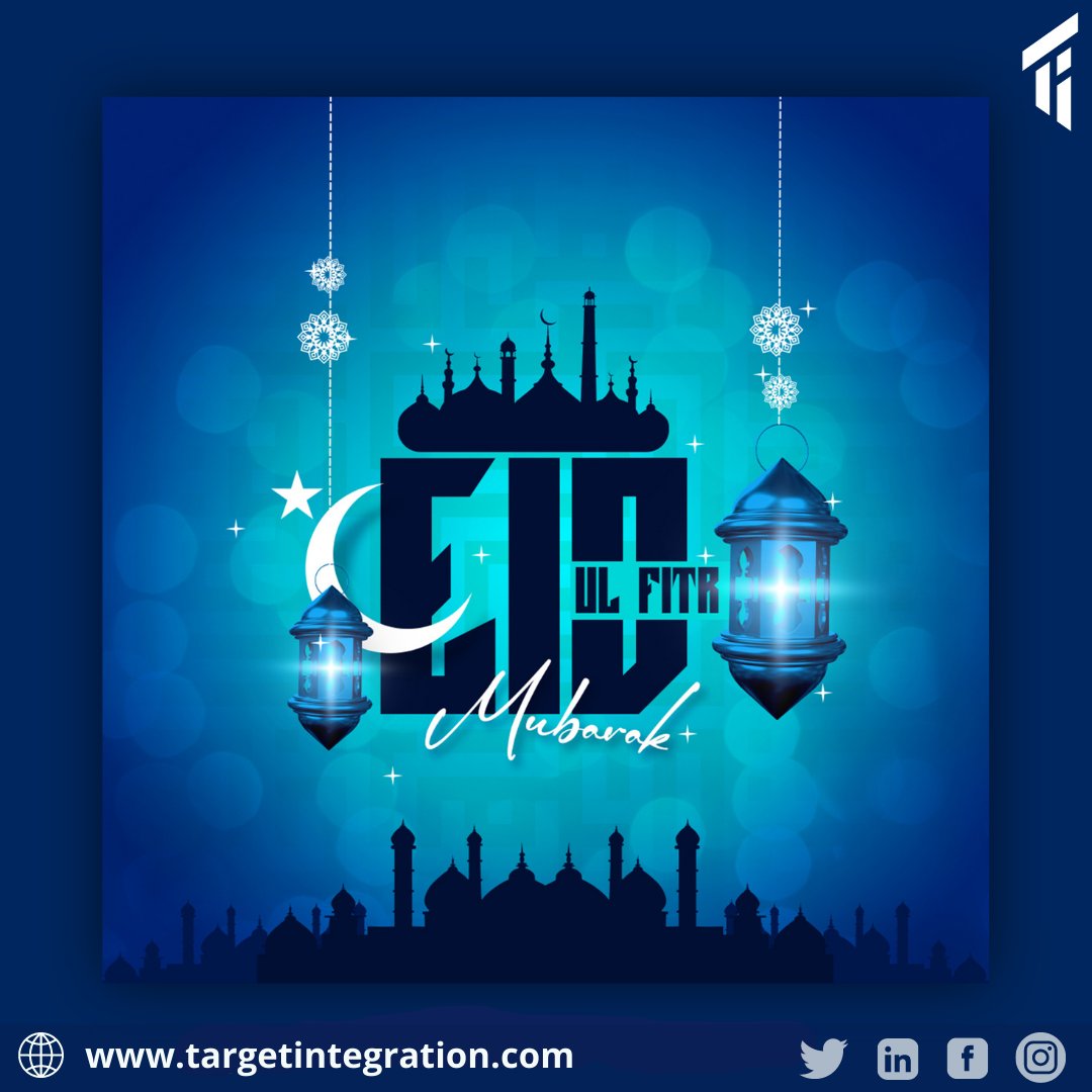 TargetInt_IN's tweet photo. Wishing you a blessed Eid filled with joy, prosperity, and success. May this special occasion bring you and your loved ones closer, and may your celebrations be filled with warmth and happiness. Eid Mubarak from all of us at Target Integration. #EidMubarak #TargetIntegration https://t.co/WDVRSIDS7B