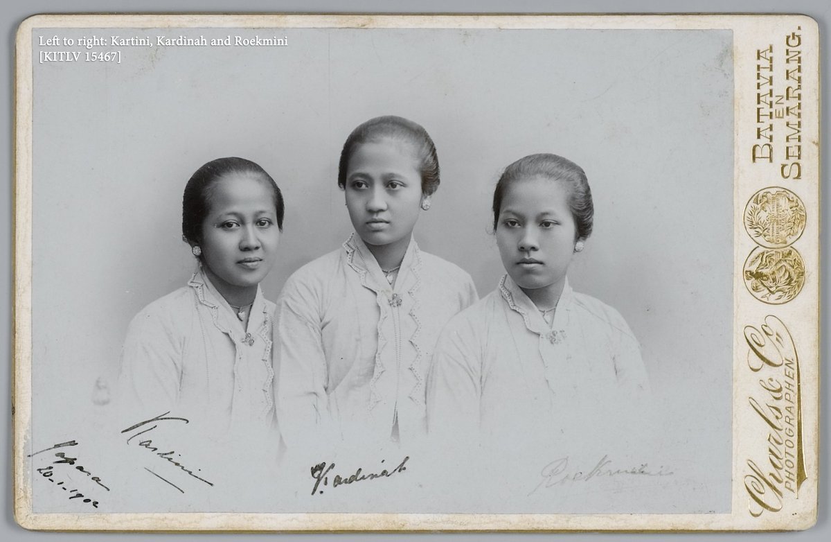 #OTD | Today, we celebrate the 144th birthday of Raden Ajeng #Kartini, a pioneer for women's rights in Indonesia.

Her testament, in the form of her correspondence, has been made available online via <a href="/UniLeiden/">Universiteit Leiden</a> #DigitalCollections: ➡️edu.nl/qu7bf