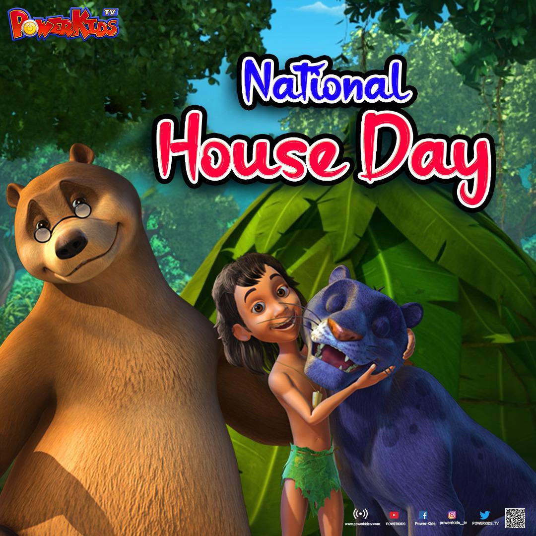POWERKIDS_TV's tweet photo. Powerkids Tv Wishes everyone a National House Day!!
#powerkidstv #national #house #day #jungle #mowgli https://t.co/0JSxI2h6UM
