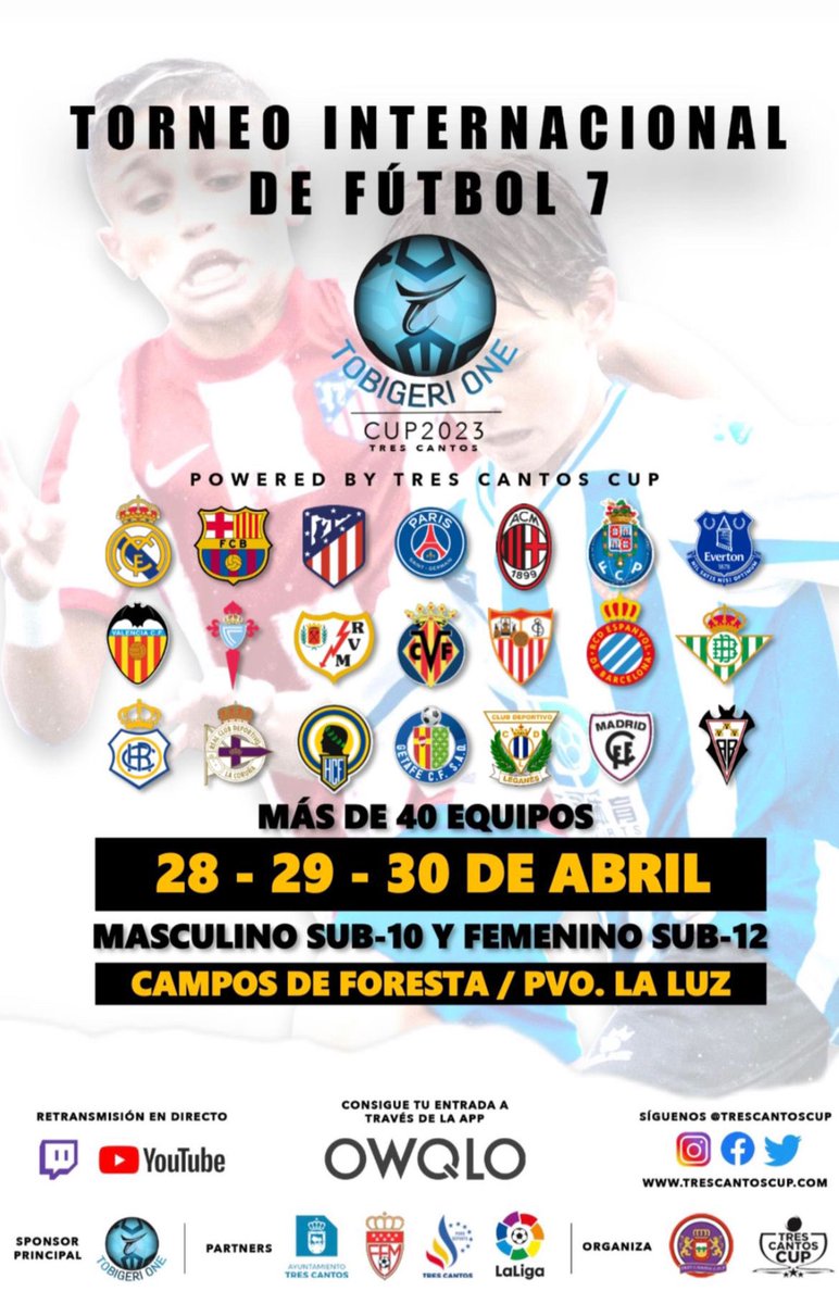 TresCantosCup's tweet photo. ¡Solo faltan 7 días! 📆 

¡Que nadie te lo cuente! 🤫

Saca tu entrada 🎫 a través de al App @owqlo 📲 https://t.co/XIxPrKmo1V