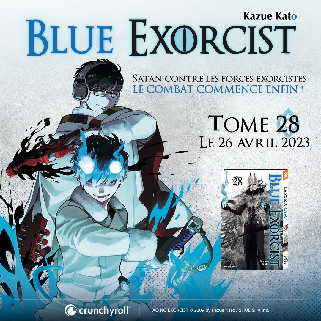 Kazemanga_fr's tweet photo. Rendez-vous le 26 avril pour le grand retour de Blue Exorcist ! 🔥 https://t.co/tZYuPO0YQS