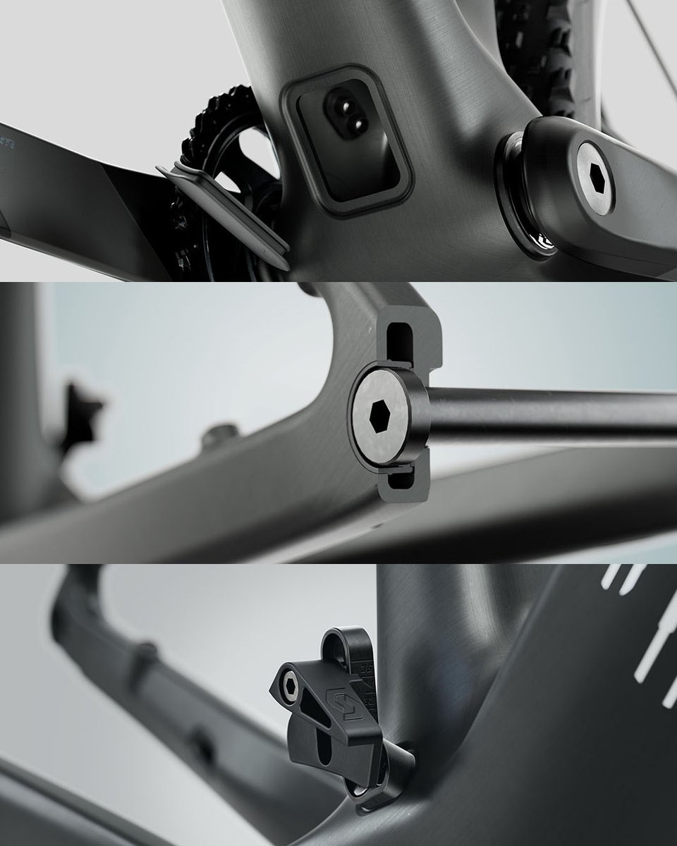ScottSpain's tweet photo. Construcción monocasco, inserciones de portabidón de polímero, una construcción de puntera hueca y un montaje de freno simplificado son sólo algunas de las cosas que puedes encontrar en la nueva Scale RC.
#SCOTTbikes #SCOTTscaleRC #mtb https://t.co/AX1VbLtRvL