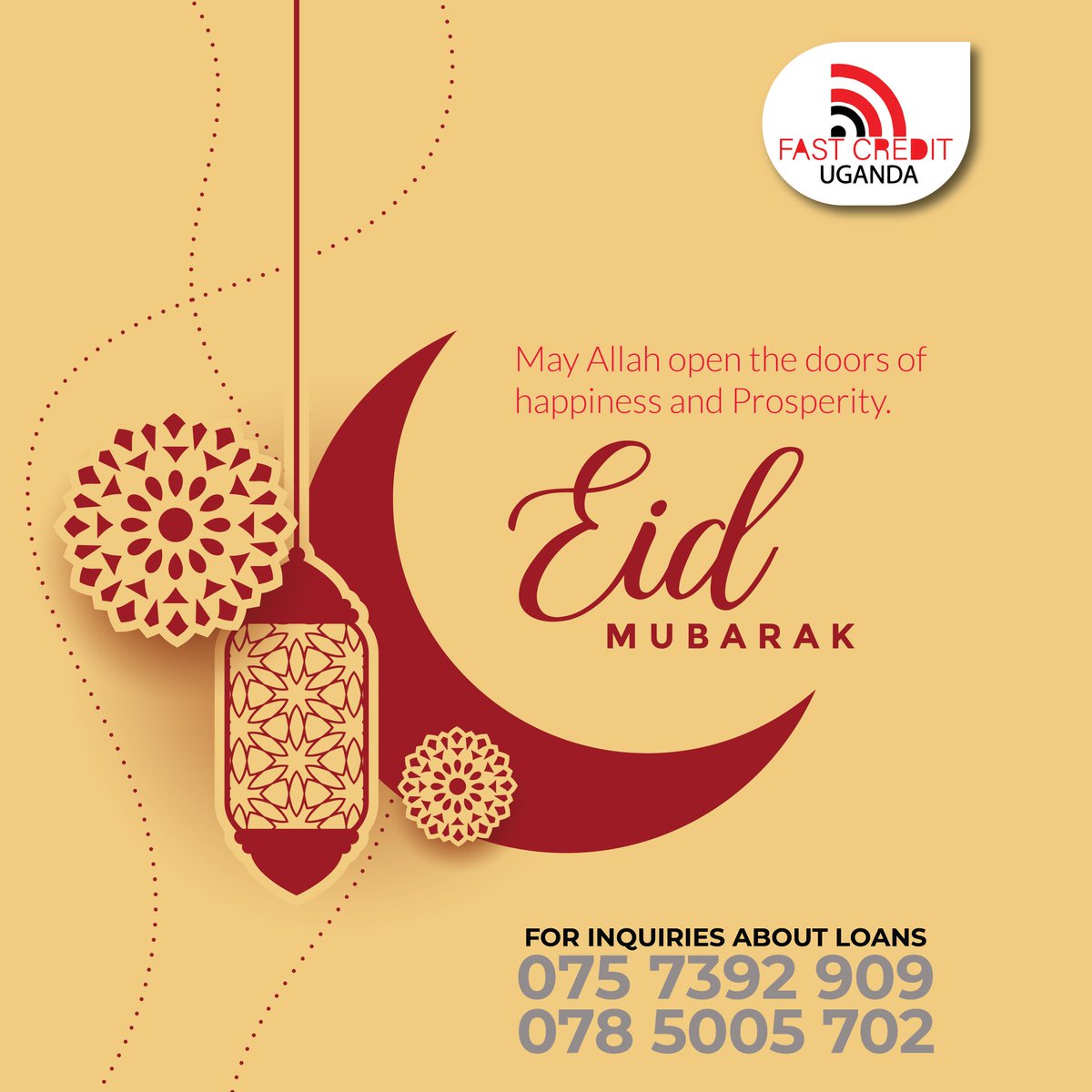 fastcreditug's tweet photo. #eidmubarak to our Muslims brothers and sisters.
#loans #fastcredit #MbararaCity #money #ramadan2023 #ramadankareem #entertainment https://t.co/Coi09RyxyZ
