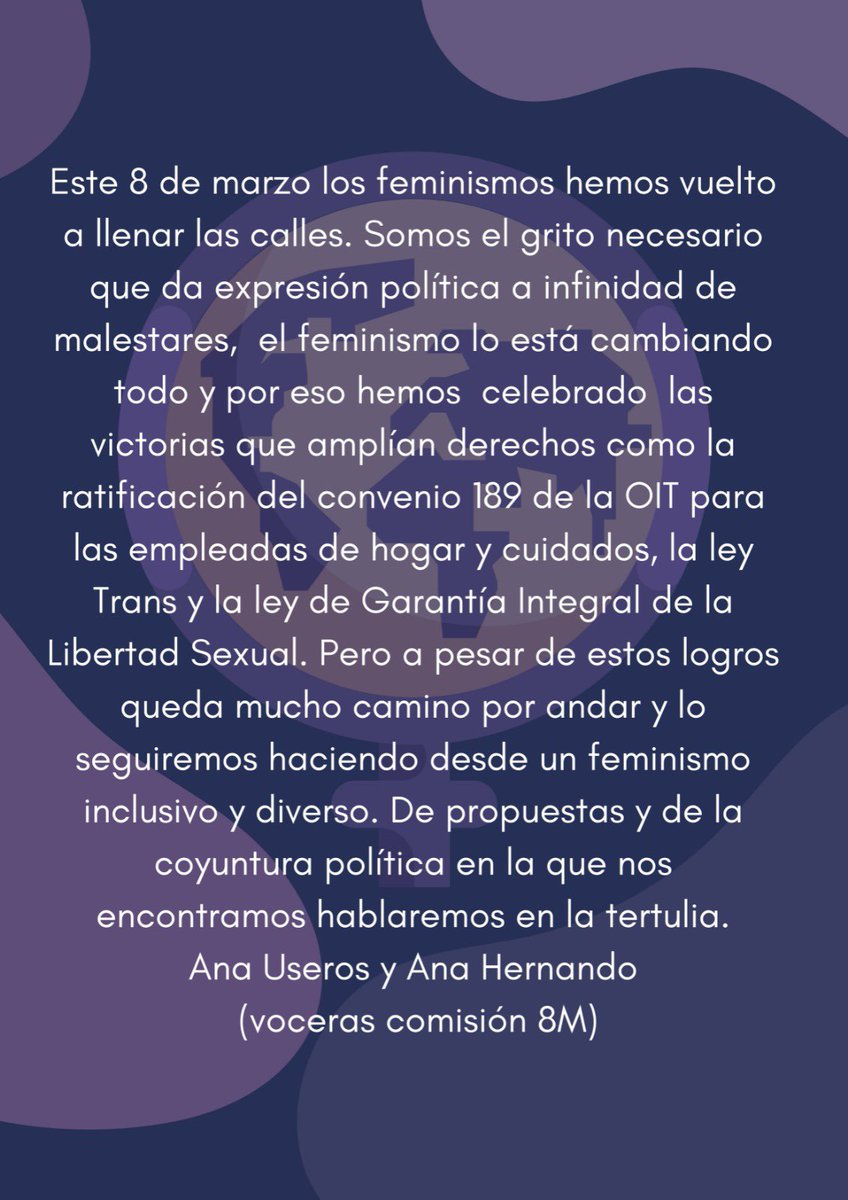 LaLibredeBarrio's tweet photo. Planes de hoy en #Leganés

📌 En el cole: nos vamos al CEIP Andrés Segovia con tenderete de libros para todas las edades

📌 En La Libre, tertulias feministas con Ana Useros y Ana Hernando, voceras de @FeminismosMad https://t.co/IgPYgzCywS