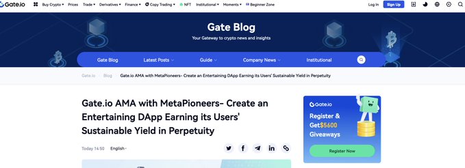 MetaPioneersVN's tweet photo. 🧐Đã bỏ lỡ https://t.co/fldFtjkh5F AMA với #MetaPioneers?
⬇️Hãy xem bài recap này để biết thông tin chi tiết về kế hoạch nhằm tạo ra một DApp bền vững giúp giải trí và thưởng cho người dùng 💰
📤https://t.co/bYra5ii1Xl
#Crypto #Gate #Metapi #Blockchain #AMA https://t.co/bZ7phfFUIu