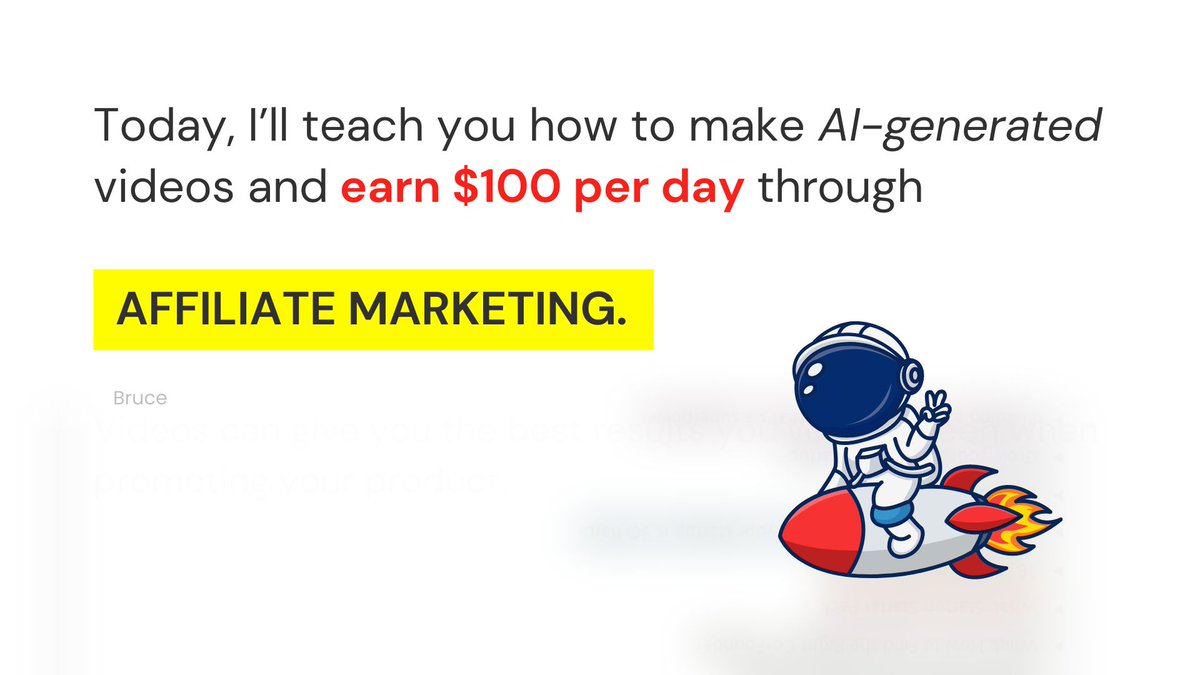 Affiliate Marketers are making $1,000,000s using ChatGPT. But 99% of people don't know how to use it for affiliate marketing. I built ChatGPT & Affiliate Marketing guide. Free for the next 24 hours! Follow RT & comment 'GPT' and I'll DM it to you (Must be following)