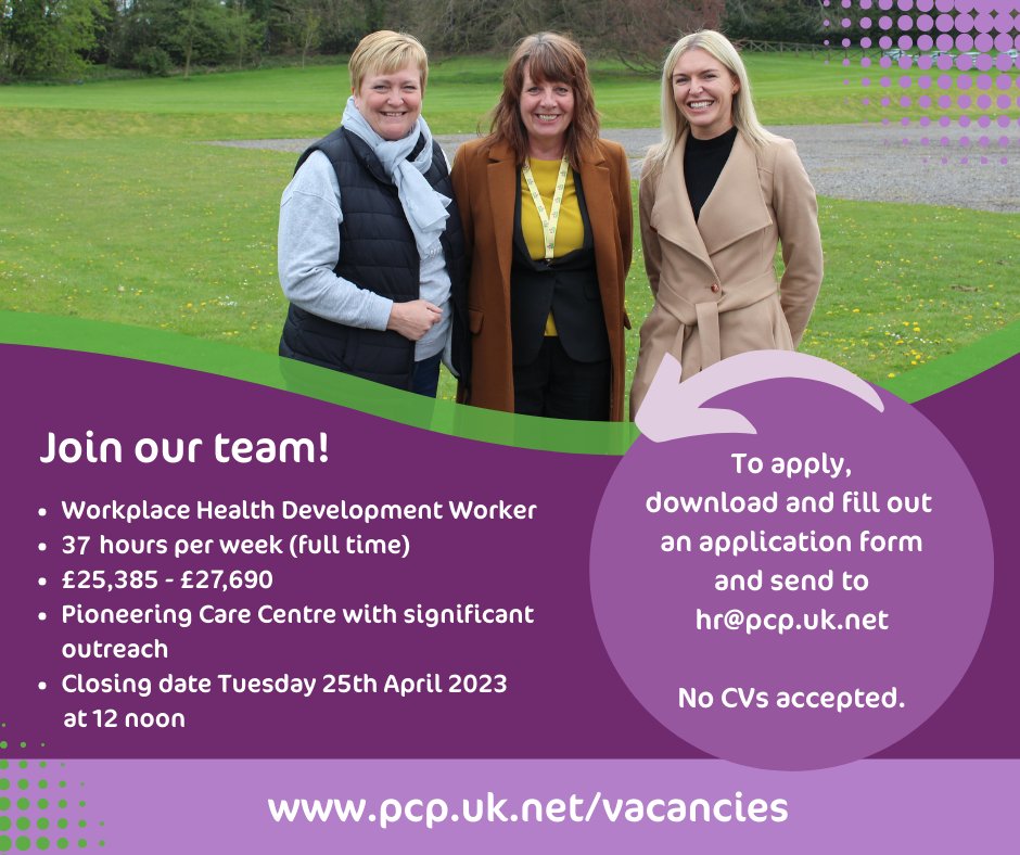 BHAWADurham's tweet photo. Come and join our team as a Workplace Health Development Worker, where you will ensure small and medium employers in #CountyDurham are supported to improve health in the workplace 💙

Apply here 👉https://t.co/X2wlSZ3Li7 https://t.co/8QDEhY1MC1