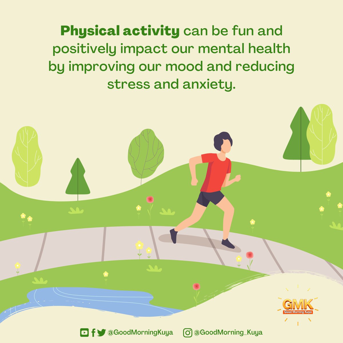 GoodMorningKuya's tweet photo. We need more sports and recreation facilities for everyone to access and participate in various sports, dance, exercise, and active recreation. 🏃🤸🏼‍♀️

Find time in your day or week to #BeActive! 

Source: WHO Philippines https://t.co/4o54wTiit1