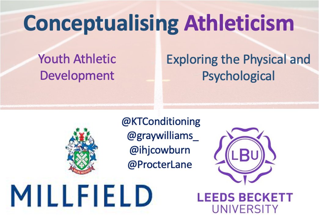 🚨 Academics, Sports Coaches & Strength and Conditioning Coaches 📢 We want to hear your views on youth athleticism. Survey 👇no longer than 15 minutes to complete! leedsbeckettsport.eu.qualtrics.com/jfe/form/SV_8w… Please complete and share! Thank you! @ktconditioning @graywilliams_ @ihjcowburn