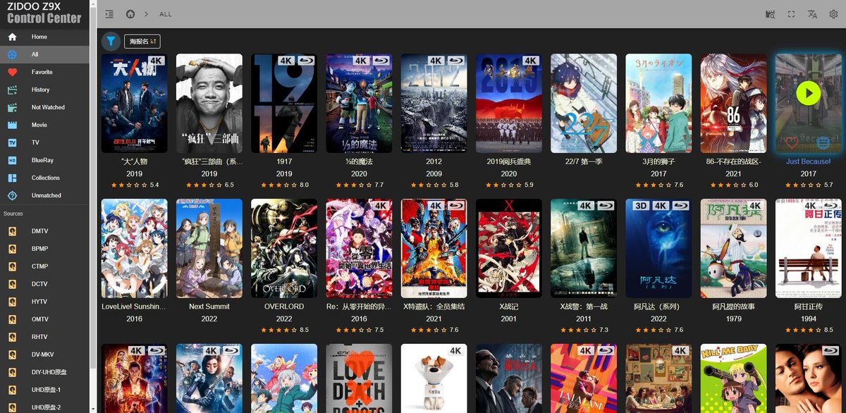 zidootv's tweet photo. New firmware v6.4.62 with new Poster Wall Web control UI.
Download firmware here: https://t.co/sn9tKpdiVY https://t.co/XB874FNbiJ