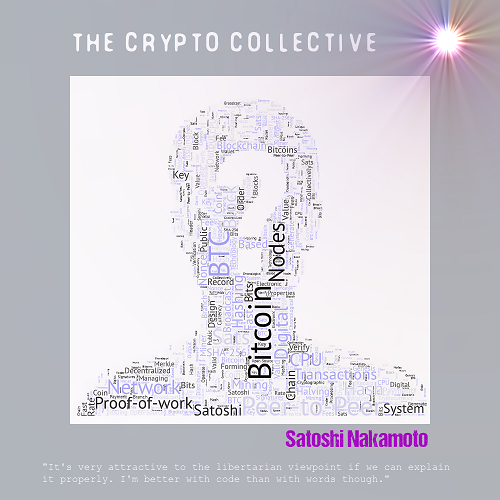 NFT_Crypto_Col's tweet photo. @thepropgallery The Crypto Collective

8,888 unique word cloud portraits of key figures in the crypto industry, generated from information relating to their project.

Token ID:  #134
Portrait:  Satoshi Nakamoto
Background:  Light Grey
Light  Effect:  HSLValue

https://t.co/cK2mPT7jz5 https://t.co/VJvkaeUCPD