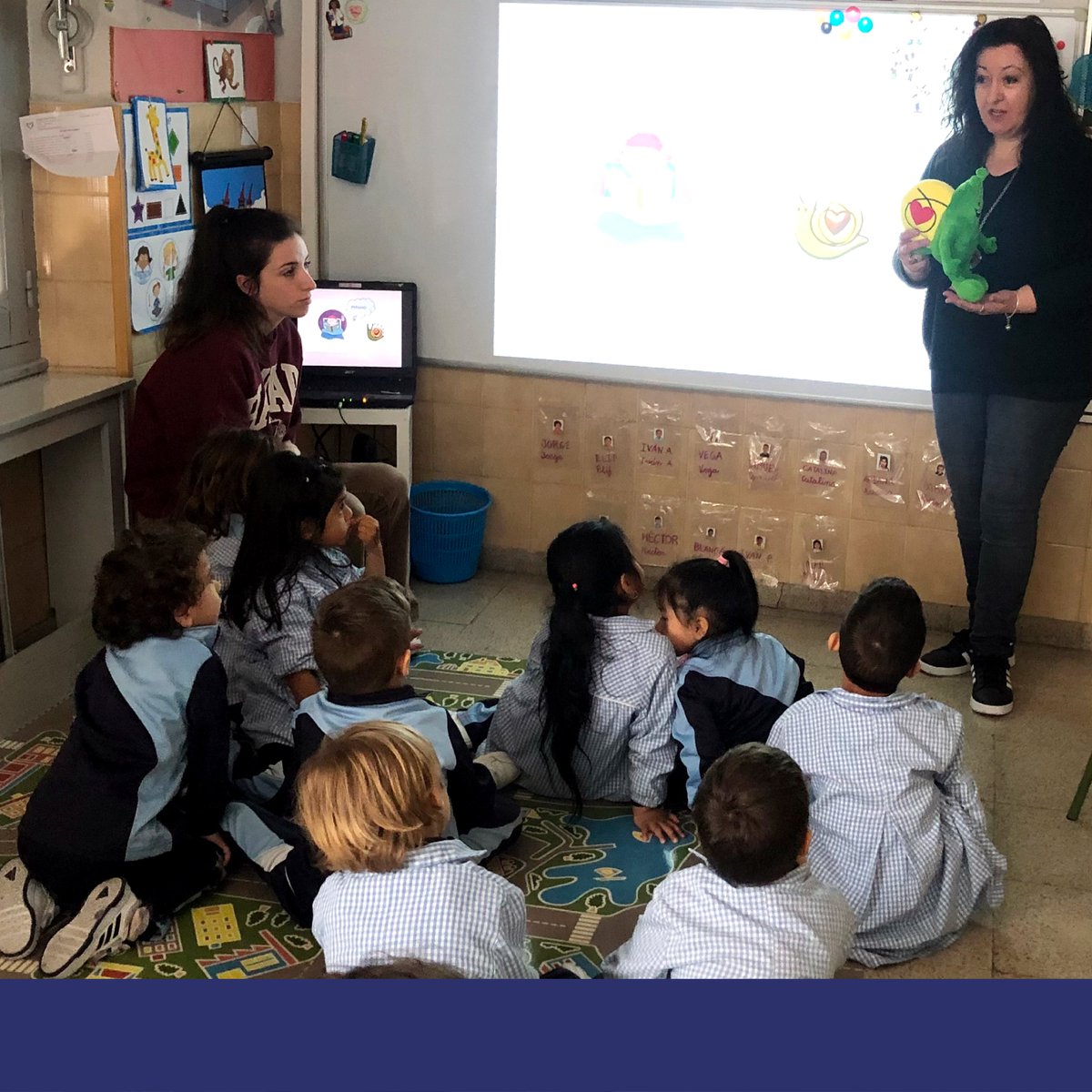 amordediossala's tweet photo. Esta semana PYFANO ha visitado a nuestros alumnos de 2º infantil y Conchi su #pedagoga nos ha explicado👩🏫, cómo entre todos podemos hacer la vida de estos niños más fácil y feliz.😊
Gracias a Conchi y a PYFANO por vuestra labor.🙌
#PYFANO #CaracolPyafanito #ColegioAmordeDios https://t.co/pvBwCoOd1l