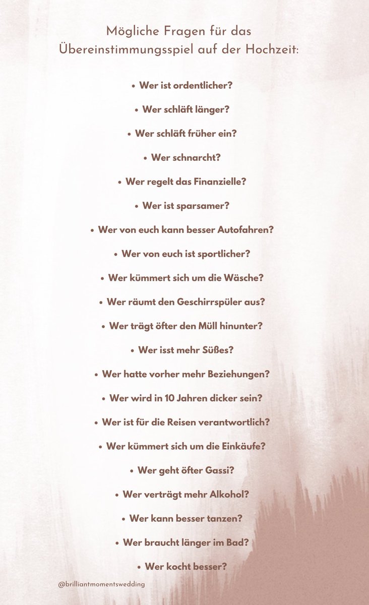 events_patricia's tweet image. ✨“She/he said”game👠👞

linktr.ee/brilliantmomen…

#shesaid #hesaid #game #weddinggames #übereinstimmung #hochzeitsspiele #weddingideas #hochzeitsinspo #bride #groom #couple #couplegoals #brautpaar #weddingday #hochzeitstag #hochzeitsberatung #wedding #event #weddingplanner