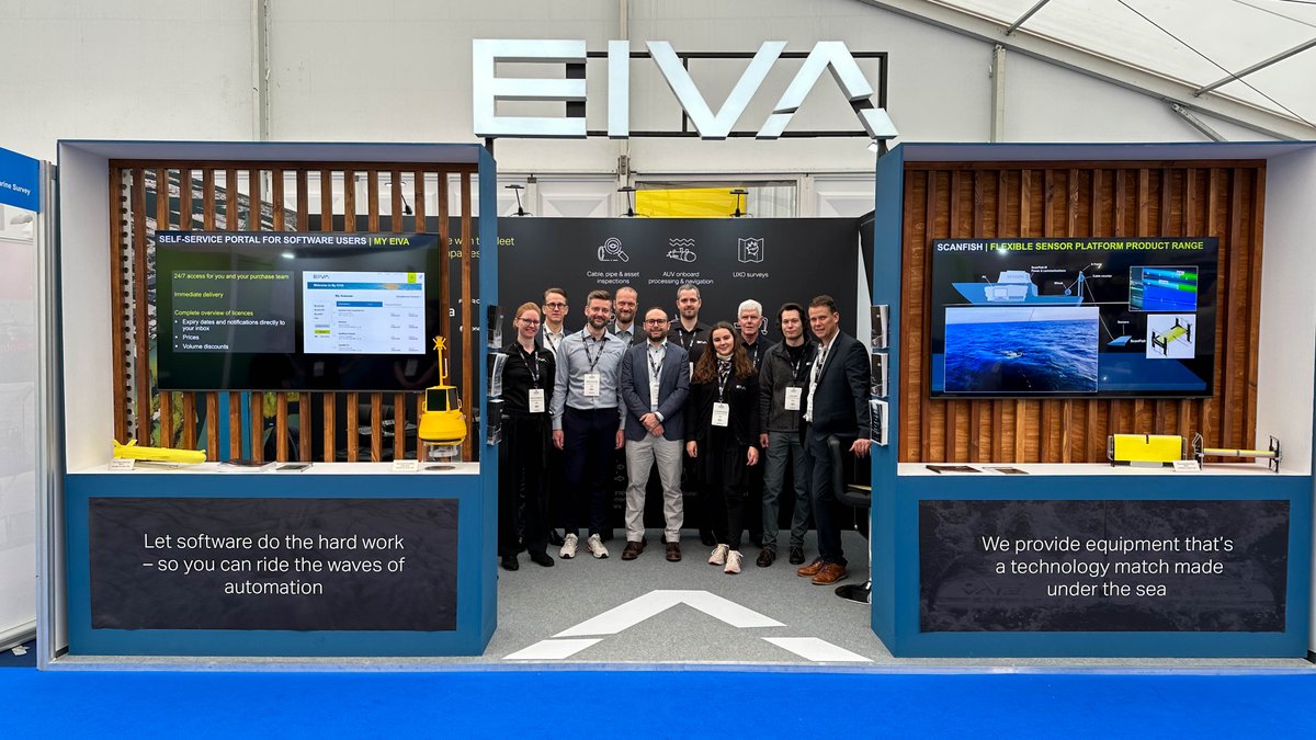 The #EIVA team is headed back to home waters after a great trip to <a href="/OceanBusiness/">OCEAN EXPRES BUSINESS LOGISTICS SARL</a> 2023 – where we launched both #ViperFish #ROTV for autonomous #USV systems and #NaviSuite Cloud Viewer for sharing and viewing projects in a web browser! 🌊
