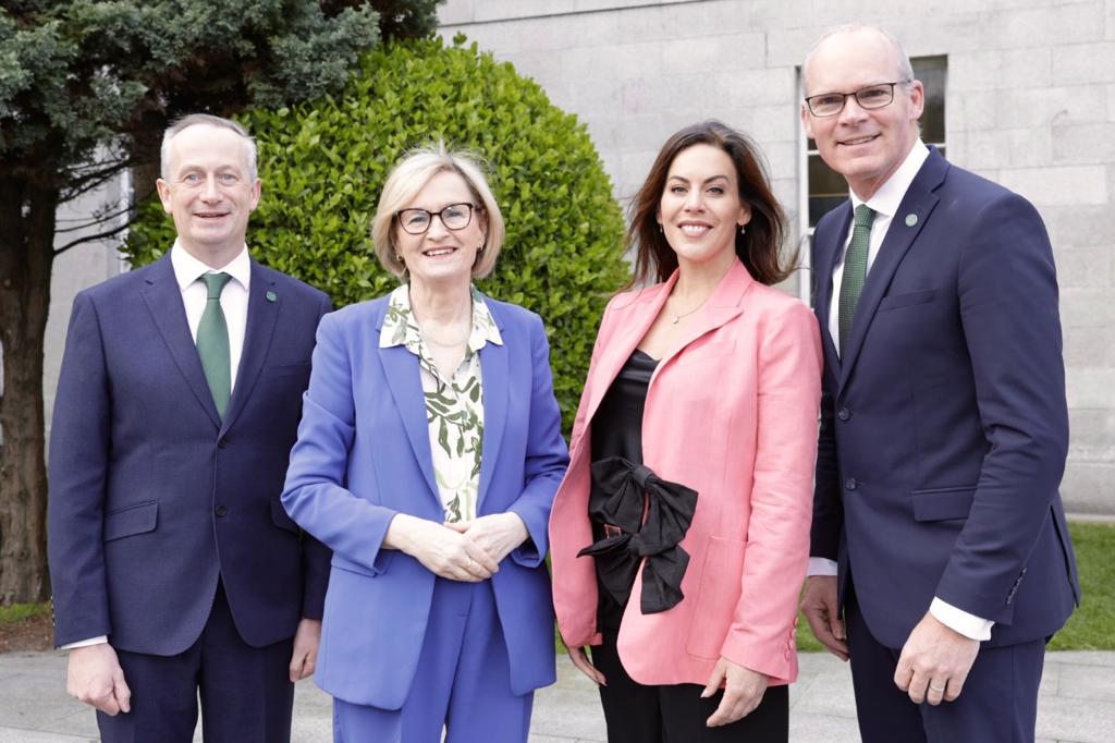 Delighted to welcome <a href="/McGuinnessEU/">Mairead McGuinness</a>, <a href="/CarrollJennifer/">Jennifer Carroll MacNeill TD</a> and <a href="/simoncoveney/">Simon Coveney</a> to <a href="/entirl/">Enterprise Ireland</a> ‘s Business Leaders’ Conference this morning that will focus on scaling, leadership and sustainability.