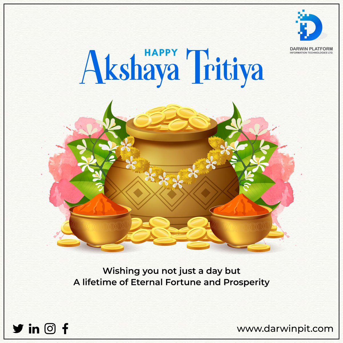 dpit_limited's tweet photo. "May the blessings of Lord Vishnu shower upon you this #AkshayaTritiya, and may your wealth and prosperity grow manifold!" https://t.co/rkffEaMSFL