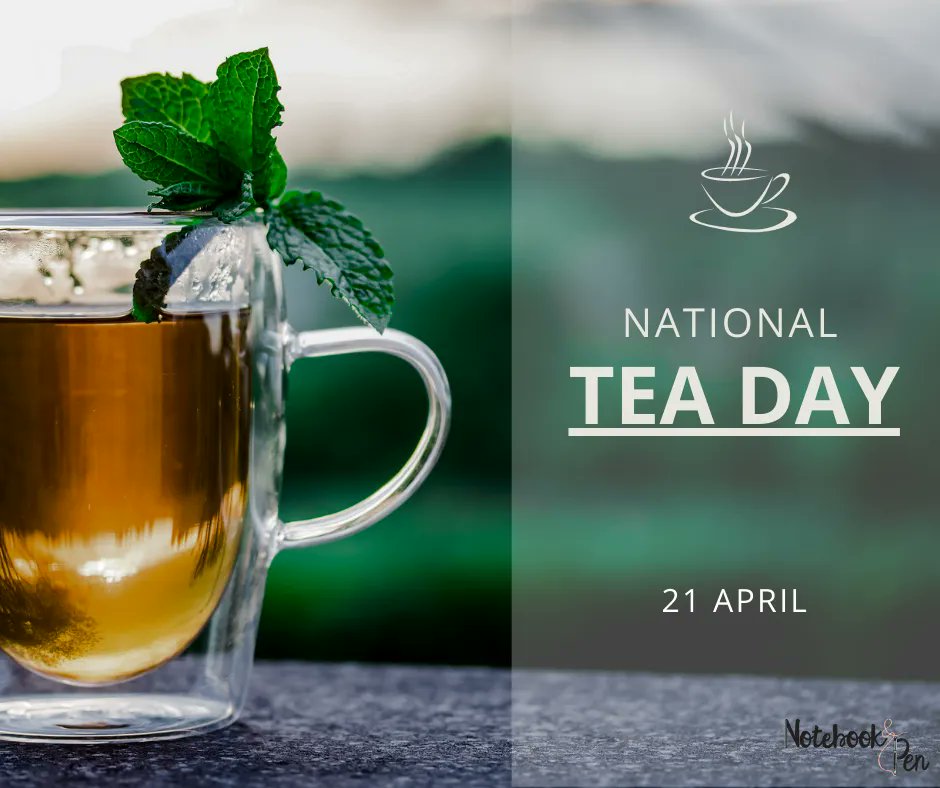 Notebookand_Pen's tweet photo. Today is National Tea Day.
When reading some Tea Etiquette we were most upset to learn that it is inappropriate to dunk one’s biscuits in tea! 🤭
#nationalteaday #cuppatea #nodunking https://t.co/cRSDBxJUdD