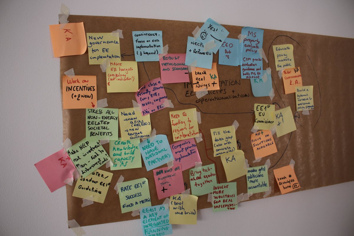 EUenergysavings's tweet photo. 📋Full day internal workshop yesterday… we were too busy with disconnecting, reconnecting, strategising and prioritising to tweet! 

Thank you all for the great ideas and good atmosphere!

📸 https://t.co/JN2KoH3xdE