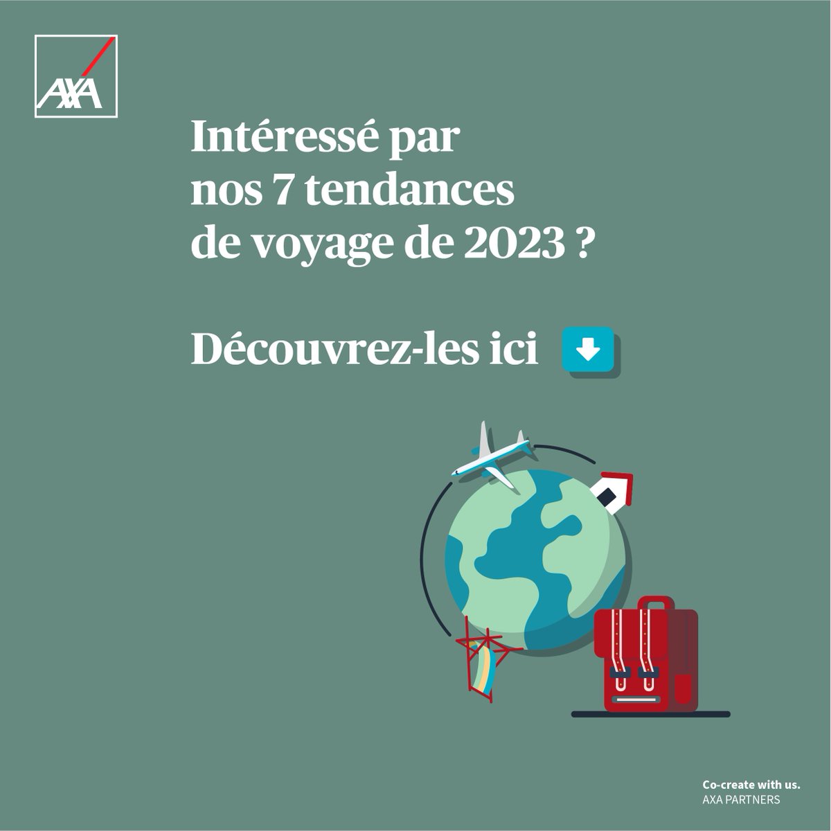 AXA_Partners_BE's tweet photo. Un long voyage ou un endroit plus proche? Quelles sont les activités prévues localement? Voyager beaucoup reste une priorité, mais les gens choisissent où ils dépensent leur argent.💰

Vous voulez en savoir plus?https://t.co/5CADbiYOpz

#AXAPartners #Tendancestouristiques #voyage https://t.co/hiZgMmrdyU