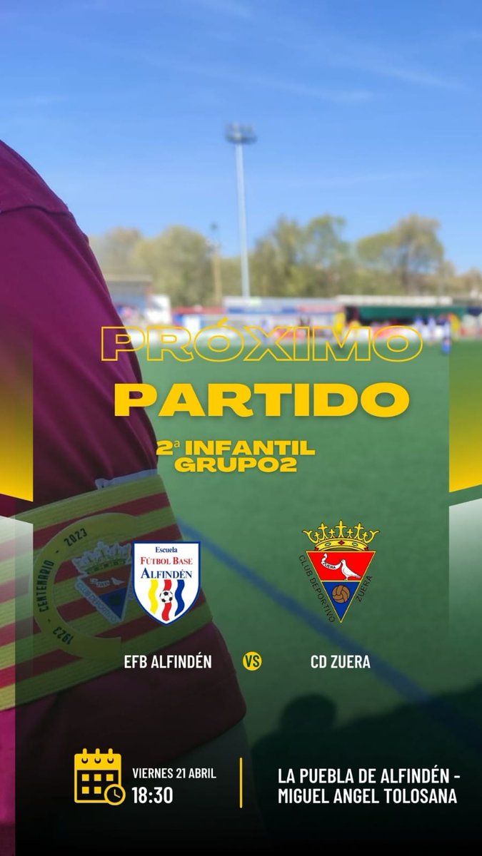Partido de nuestro equipo Infantil, en La Puebla de Alfindén, mucha suerte chicos..
Aupa Zuera!!!