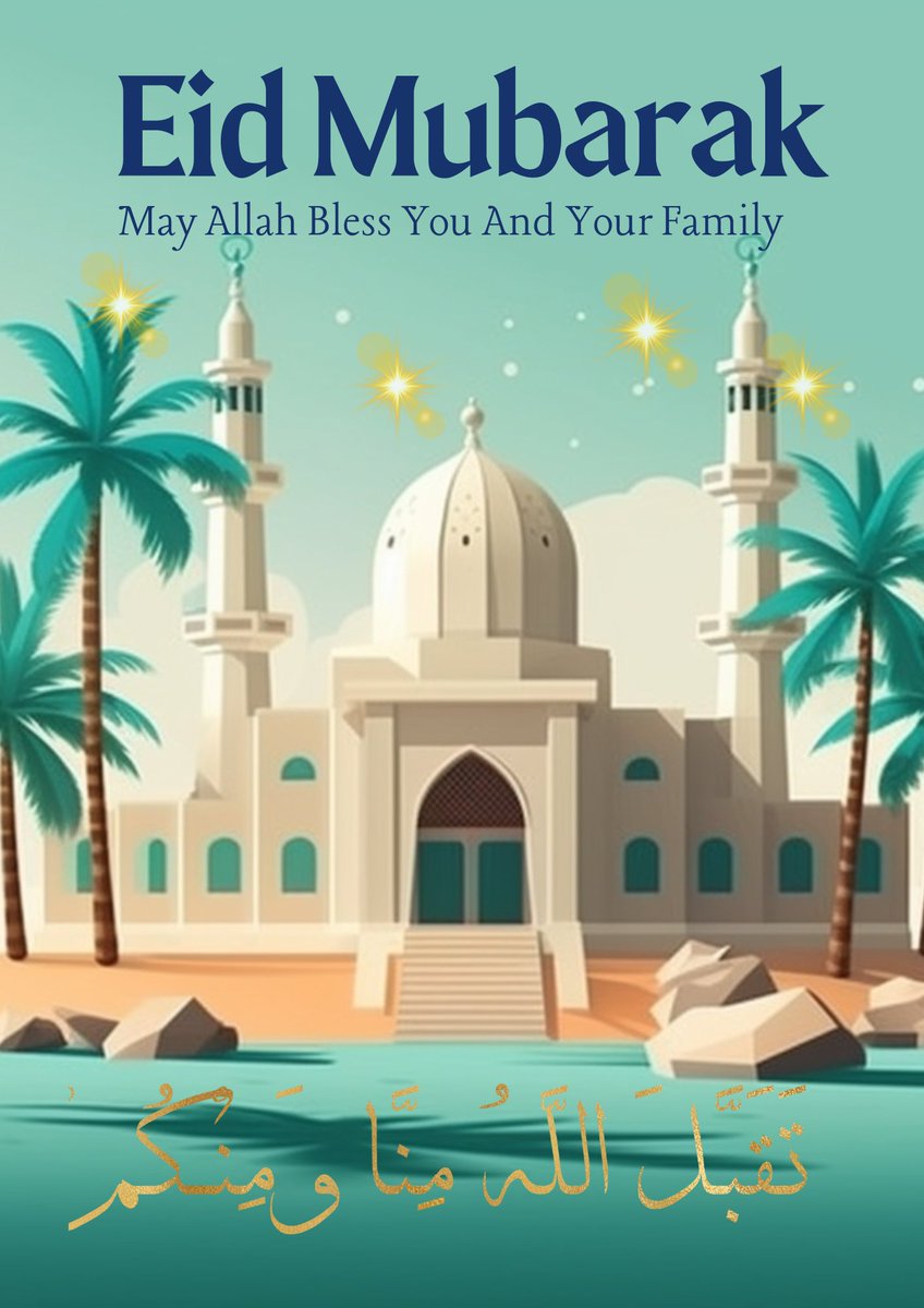 🌙✨ Wishing everyone in our beautiful community a joyous and blessed #EidAlFitr! May this special day bring peace, happiness, and prosperity to all. Let's celebrate the spirit of togetherness and unity as we share love and kindness with one another. Eid Mubarak! 🕌💕 #Eid2023
