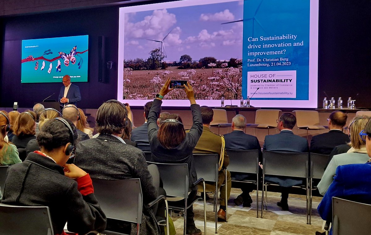 FERNEundBACH's tweet photo. Can Sustainability drive innovation and improvement? Prof. Dr. Christian Berg
#Sustainability #Luxembourg https://t.co/zospq9Svef