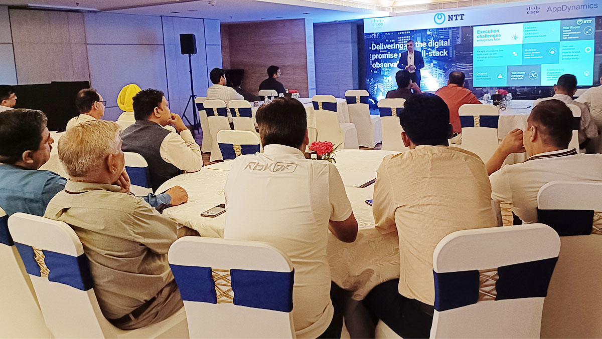 nttdata_inc's tweet image. At a recent event in partnership with @Cisco @AppDynamics, our experts discussed how a #FullStackObservability platform helps IT teams in prompt identification &amp;amp; fixing of issues at a root cause level before it hampers &amp;amp; customer experience.
#NTTIndia #PartnerOfTheFuture