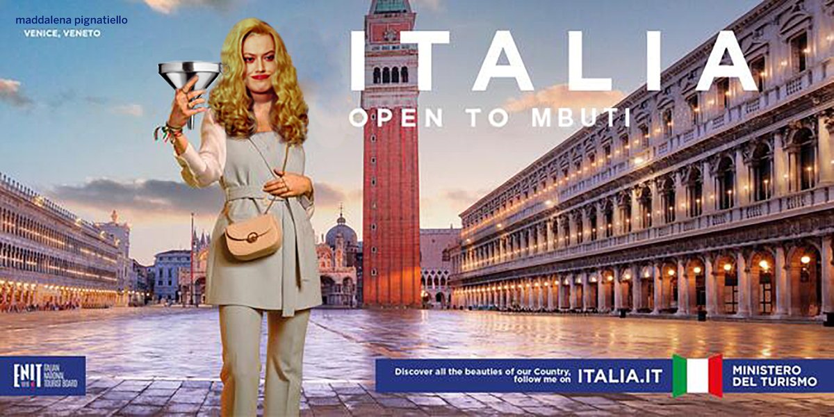 Vogliamo rieducare? 
Facciamolo bene: Open to mbuti.
Su Rieducational Channel.
#Santanchè #veneredibotticelli #ministerodelturismo