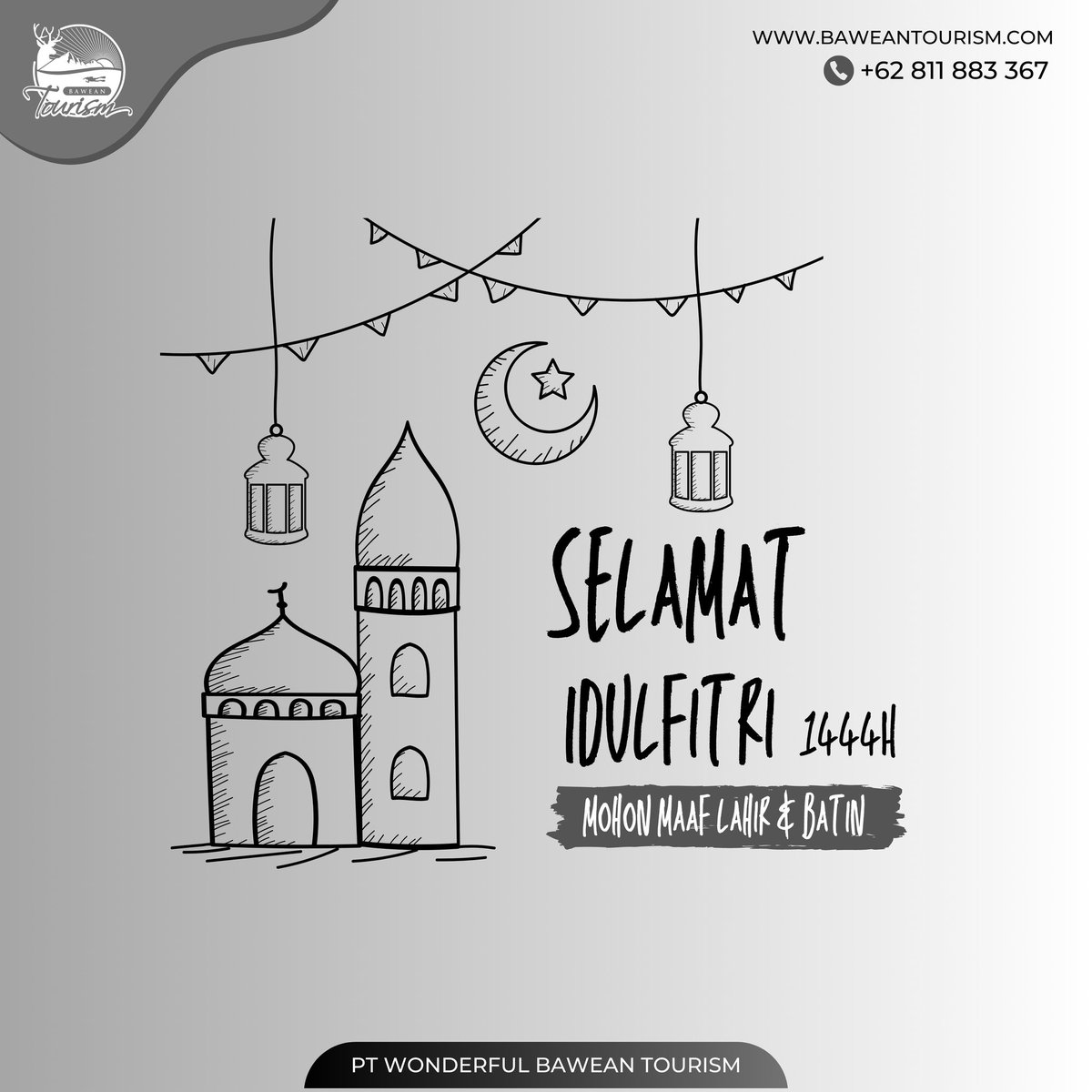 Keluarga besar Bawean Tourism mengucapkan Selamat Hari Raya Idulfitri, untuk kalian yang merayakan hari ini atau baru besok hari.

Mohon maaf lahir dan batin. 
Semoga kita semua selalu sehat, berlimpah kebahagiaan dan rejeki. 🙏🙏