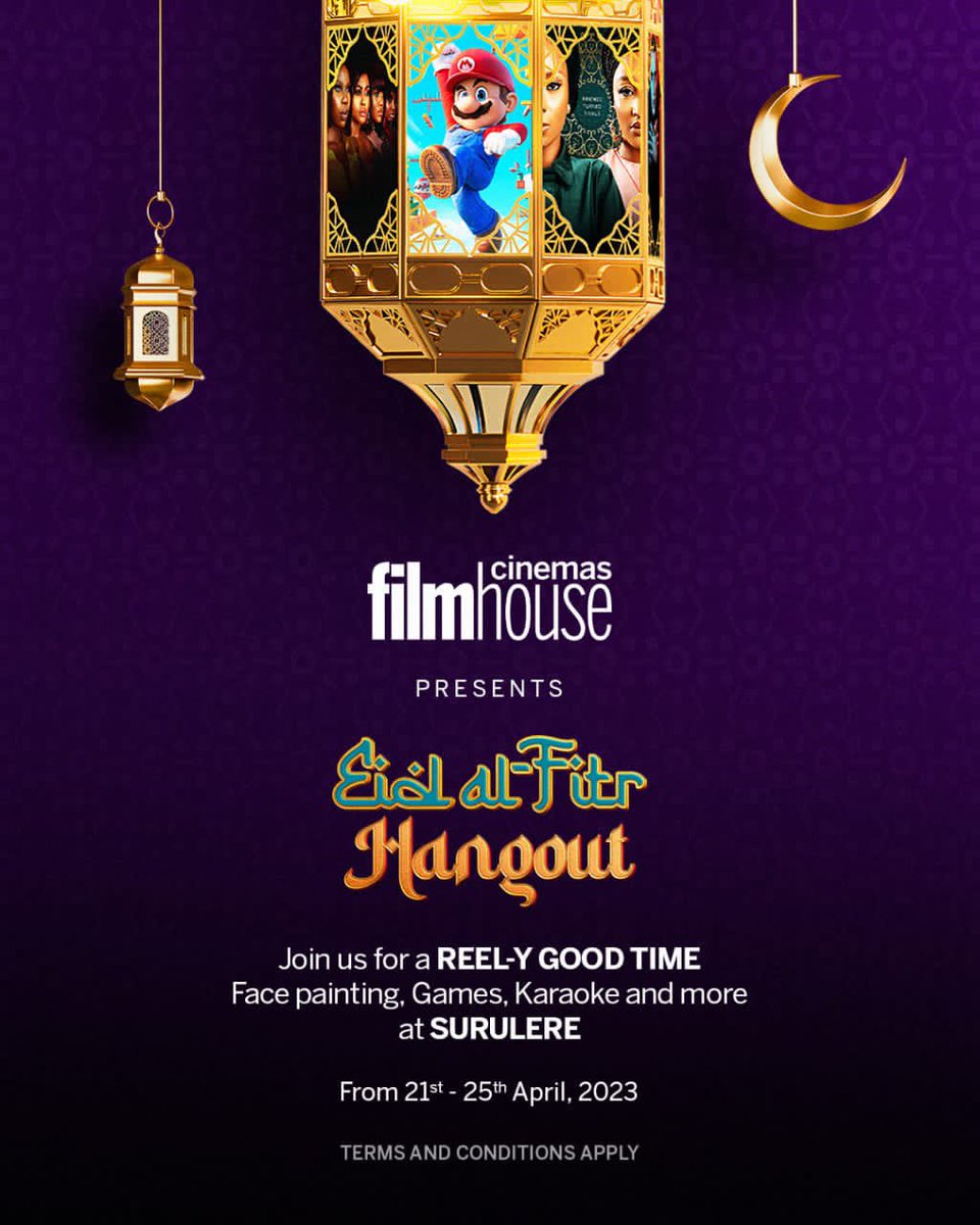 FilmhouseCinema's tweet photo. Happy Eid Mubarak to all our beloved guests.  We love you
.
Make happy colorful moments with these fun activities happening at these locations 
.
#FilmhouseCinemas #EidElFitr #EidMubarak #Ramanda #muslim https://t.co/me0XfVLHlM
