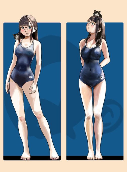 最近の「ARN-75」のイラスト😱
抜群の光沢が魅力の水着です✨ 