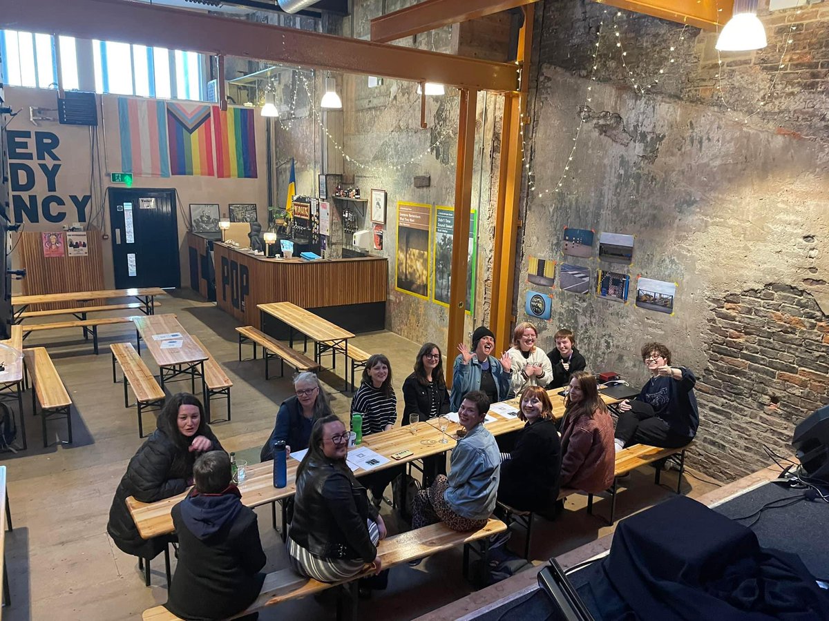 NESoundWomen's tweet photo. Great to meet everyone @poprecsltd last night! 

Don’t worry if you couldn’t get along, there’s still plenty of opportunities to get involved, we have another meet up @TheForum_Music  on 25th May and a Newcastle event in the planning! https://t.co/0njCPlxzAh