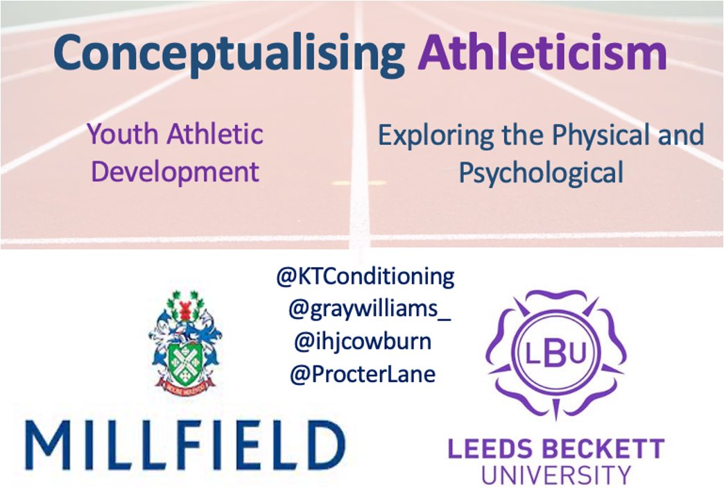 🚨 Academics, Sports Coaches & Strength and Conditioning Coaches 📢 We want to hear your views on youth athleticism. Survey 👇no longer than 15 minutes to complete! leedsbeckettsport.eu.qualtrics.com/jfe/form/SV_8w… Please complete and share! Thank you! @ProcterLane @ktconditioning @ihjcowburn