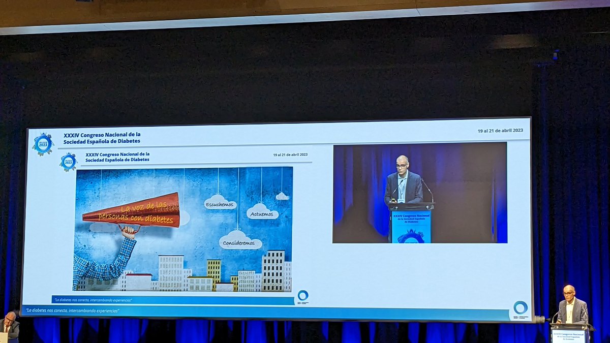 Los mejores resultados en salud son los que importan a las personas con #diabetes. Escuchemos a las personas con #diabetes! Gracias <a href="/fpomaresg/">Francisco Pomares</a> 
#diabetesp #Sediab2023