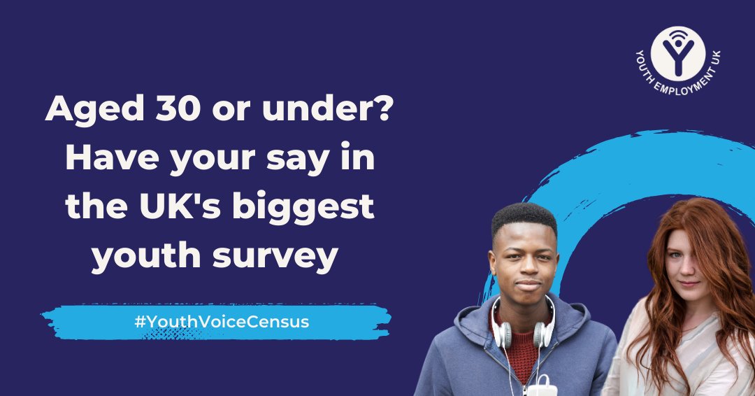 Aged 30 or under? 

11-30 year olds can have their say & help inform policy by completing the #YouthVoiceCensus survey!

To find out more or to complete the survey, click here: s.alchemer.eu/s3/Youth-Voice…