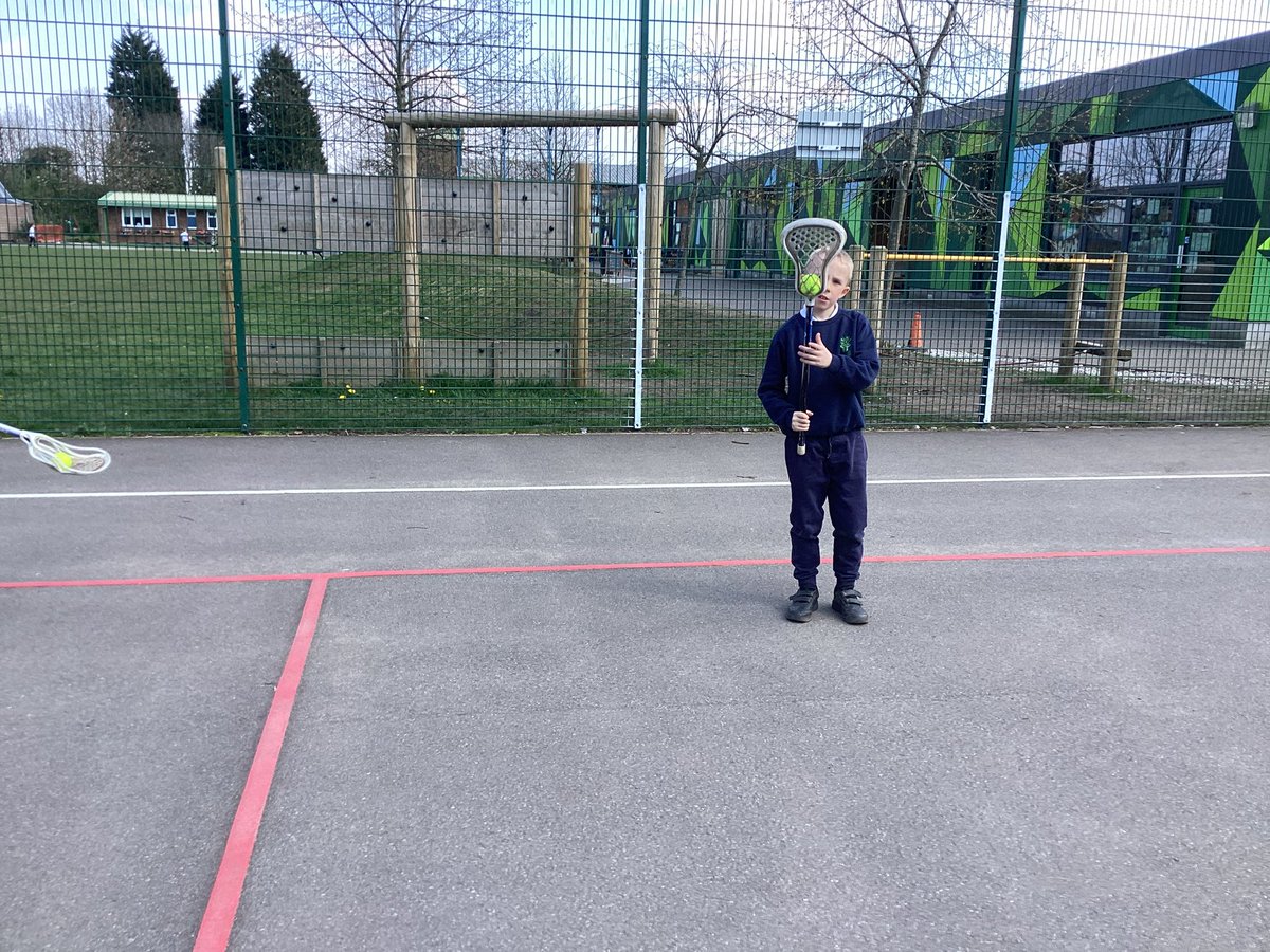 We loved our first lacrosse session with <a href="/BrooklandsLax/">Brooklands Lacrosse Club</a> learning how to scoop up the ball! Remembering our 3 S’s … step, squat, scoop! #ltpape #WeAreBrightFutures