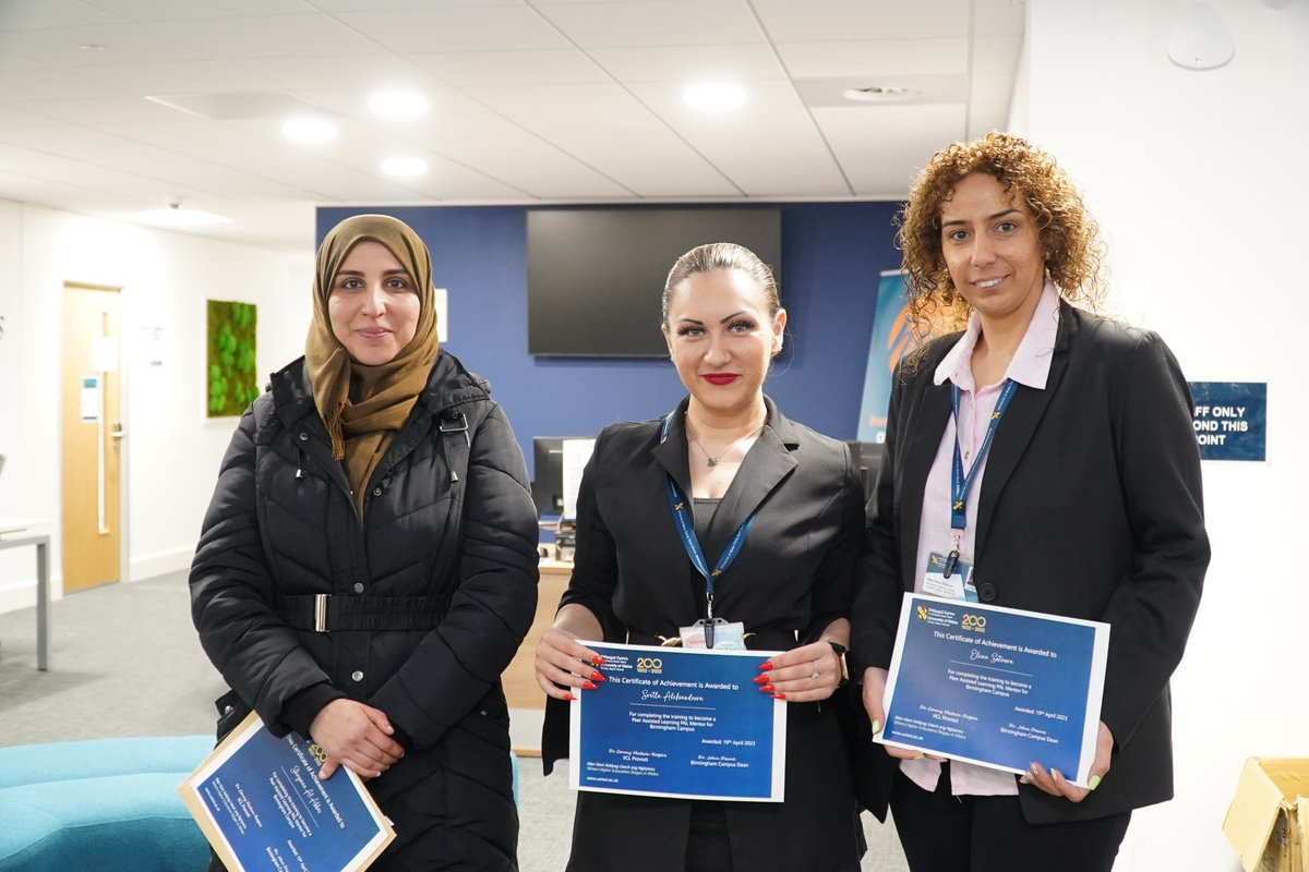 UWTSDBirmingham's tweet photo. This week we celebrated our Peer-Assisted Learning Awards! Congratulations and thank you to all of the PAL mentors for your voluntary work this year 👏 #Awards #Celebration #UWTSD #UWTSDBirmingham https://t.co/yrcWWOYelU
