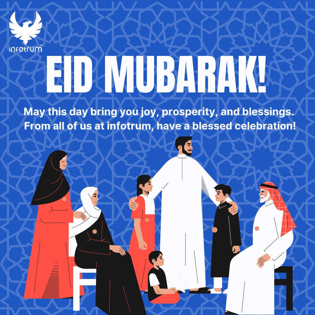 infotrumLLC's tweet photo. May the blessings of Eid bring happiness, peace, and prosperity to all of you!

Wishing you and your family a very joyous Eid Al-Fitr filled with love, laughter, and good memories.

infotrum wishes you and your family a blessed Eid.

#Eid #eidi #EidMubarak https://t.co/IaNEGmgskS